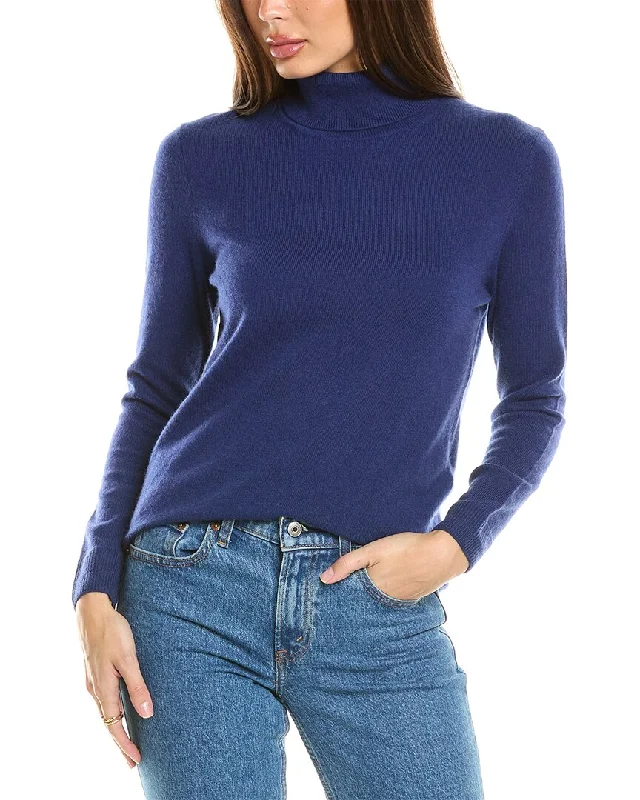 Malo Cashmere Turtleneck Wool & Cashmere-Blend Sweater