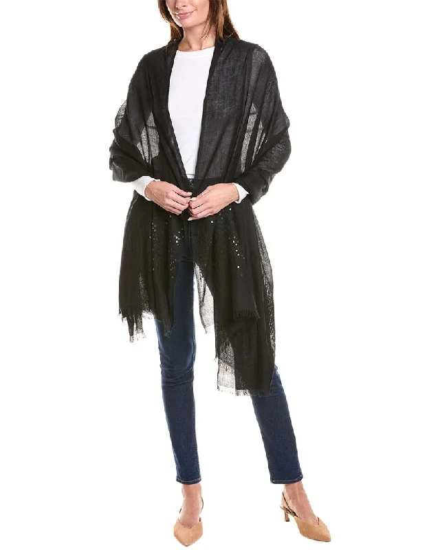Boat Neck Knit Topssofiacashmere Sequin Cashmere WrapBoat Neck Knit Tops