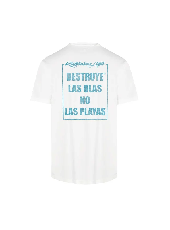 DESTRUYE LAS OLAS NO LAS PLAYAS T-SHIRT