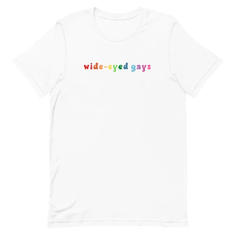 Wide-Eyed Gays Rainbow T-Shirt