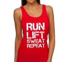 RUN LIFT SWEAT REPEAT Women's Tank Top