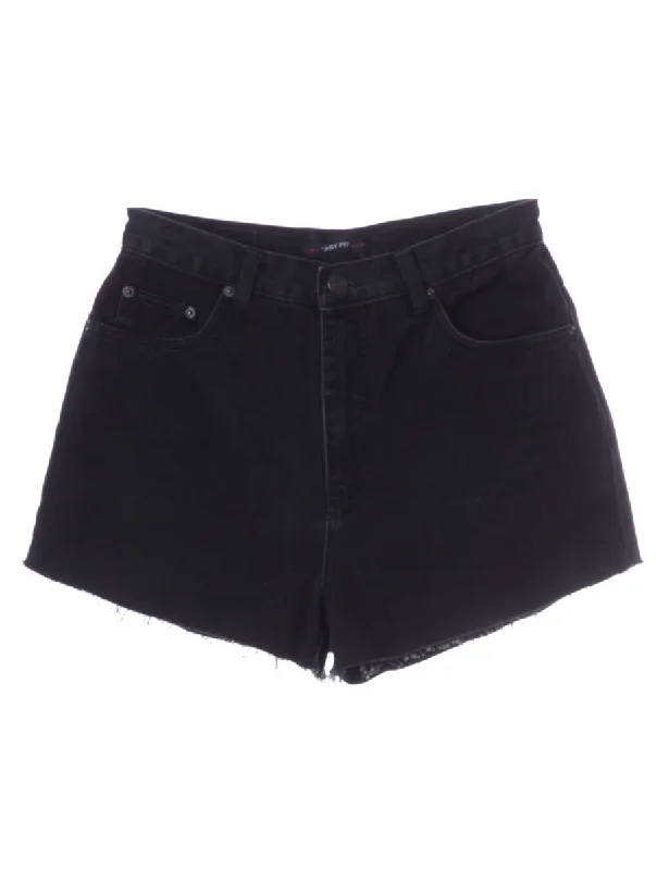 Label Molly Frayed Denim Shorts