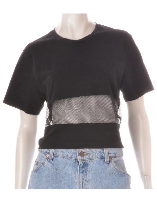 Label Shona Mesh Panel t-shirt