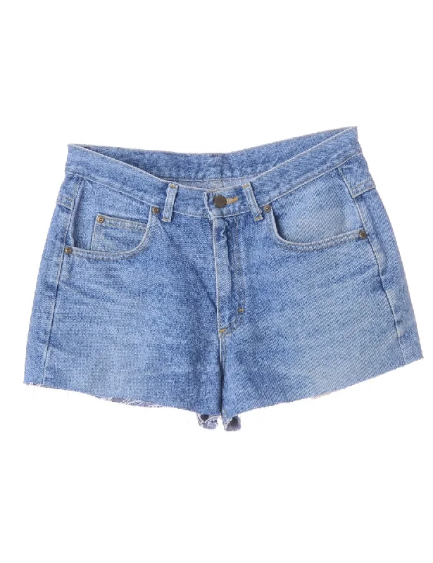 Label Molly Frayed Denim Shorts