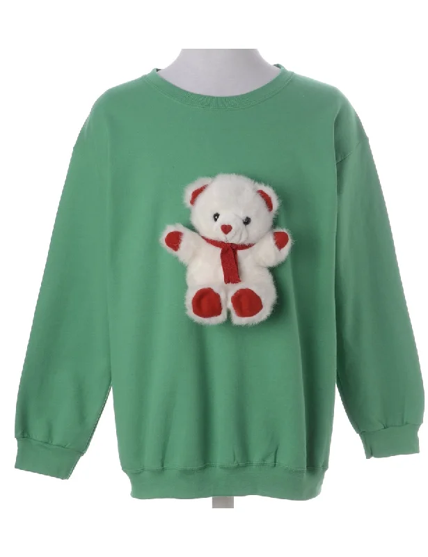 Label Novelty Christmas Sweatshirt