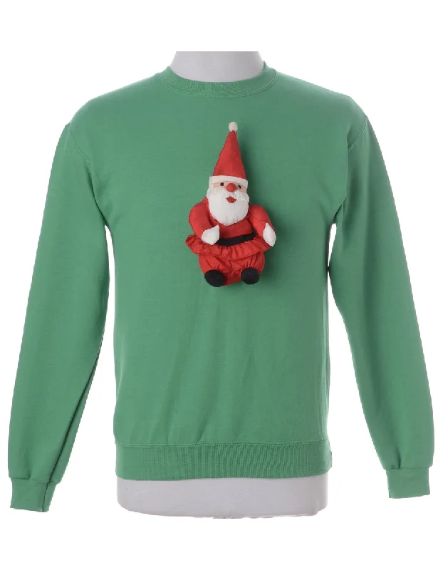 Label Novelty Christmas Sweatshirt